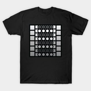 “Dimensional Alignment” - V.1 Grey - (Geometric Art) (Dimensions) - Doc Labs T-Shirt